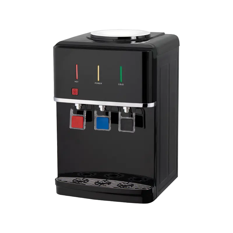 YR-2509T/YLR-2509T svart tre-uttak skrivebordsvanndispenser