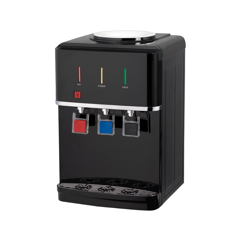 YR-2509T/YLR-2509T svart tre-uttak skrivebordsvanndispenser YR-2509T/YLR-2509T svart tre-uttak skrivebordsvanndispenser