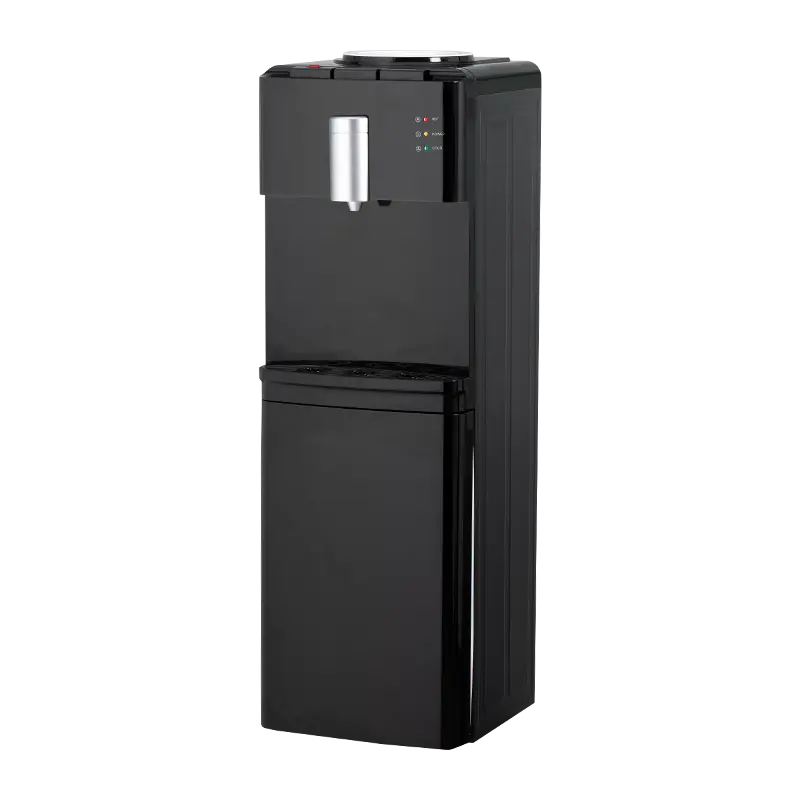YR-2507/YLR-2507/YLR-2507Y Svart kjølbar vertikal vanndispenser